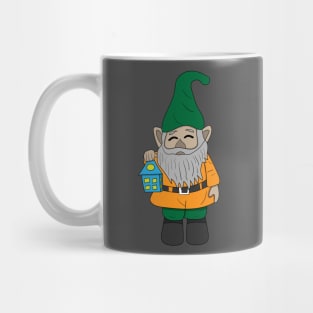 cute gnome with lantern Mug